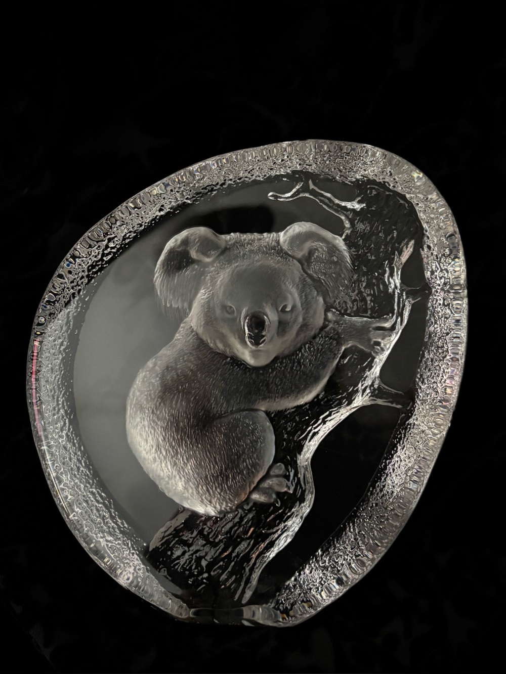 Mats Jonasson Crystal Koala Figurine